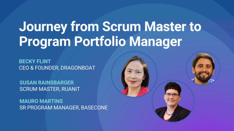 Journey from Scrum Master to Program Portfolio Manager
