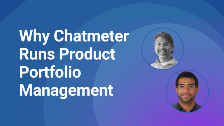 why chatmeter runs product portfolio management