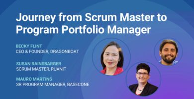 Journey from Scrum Master to Program Portfolio Manager