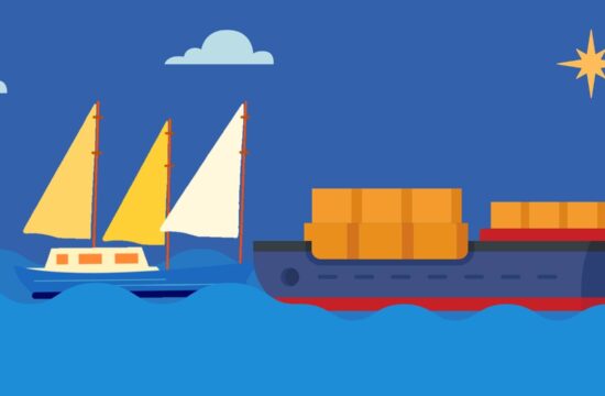 A boat pulling cargo to illustrate a blog post on the best Jira Align alternative.