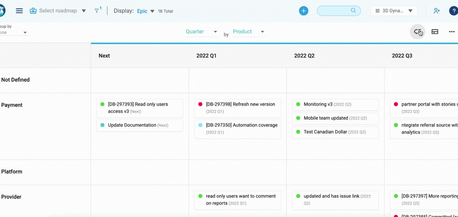 Screenshot of using Dragonboat to manage dependencies.