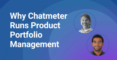 why chatmeter runs product portfolio management